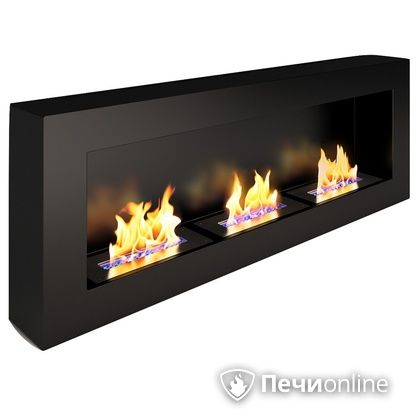 Биокамин ЭкоЛайф Fire Line black burgundy в Мытищах